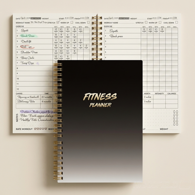 Consistency Over Motivation Fitness Planner For Adults