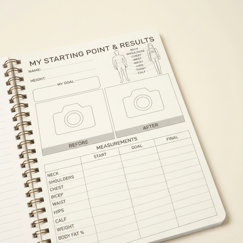 Consistency Over Motivation Fitness Planner For Adults