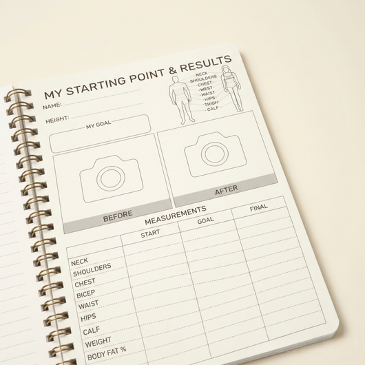 Consistency Over Motivation Fitness Planner For Adults