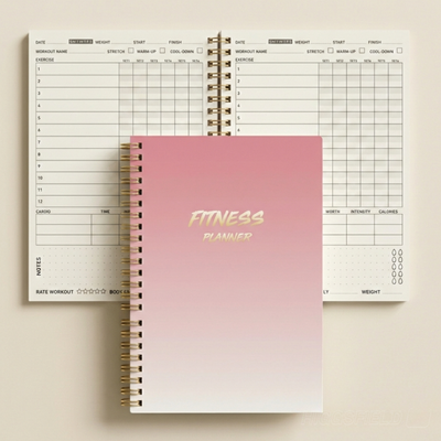 Consistency Over Motivation Fitness Planner For Adults